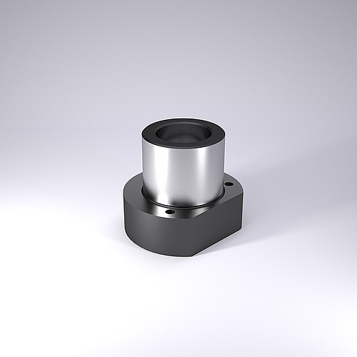 2091.32. Flanged guide bush, sintered ferrite carbonitrided with long-term lubrication, ISO 9448-4