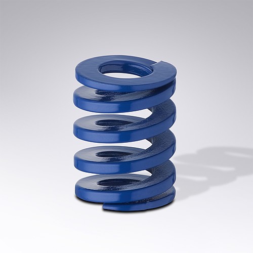 241.15. High performance compression spring, MF, Colour Blue, DIN ISO 10243