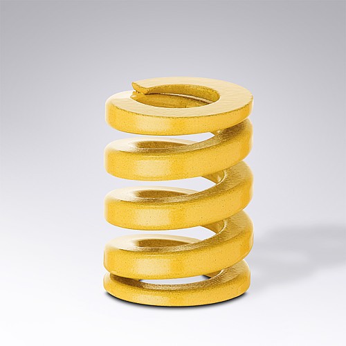 241.17. High performance compression spring, XLF, Colour Yellow, DIN ISO 10243