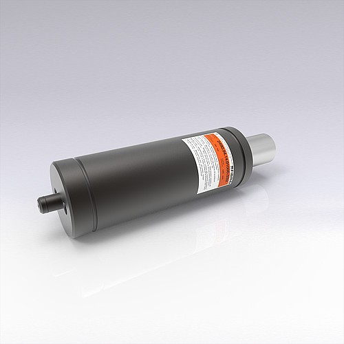2490.94.14.01000. Compact gas spring, for composite panel, with connecting nipple